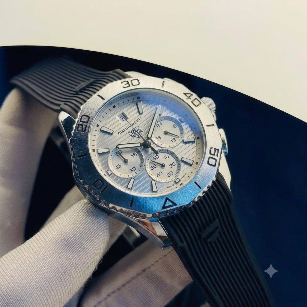 Sports chronograph watch strap and dial colour options – ZENO Bangladesh