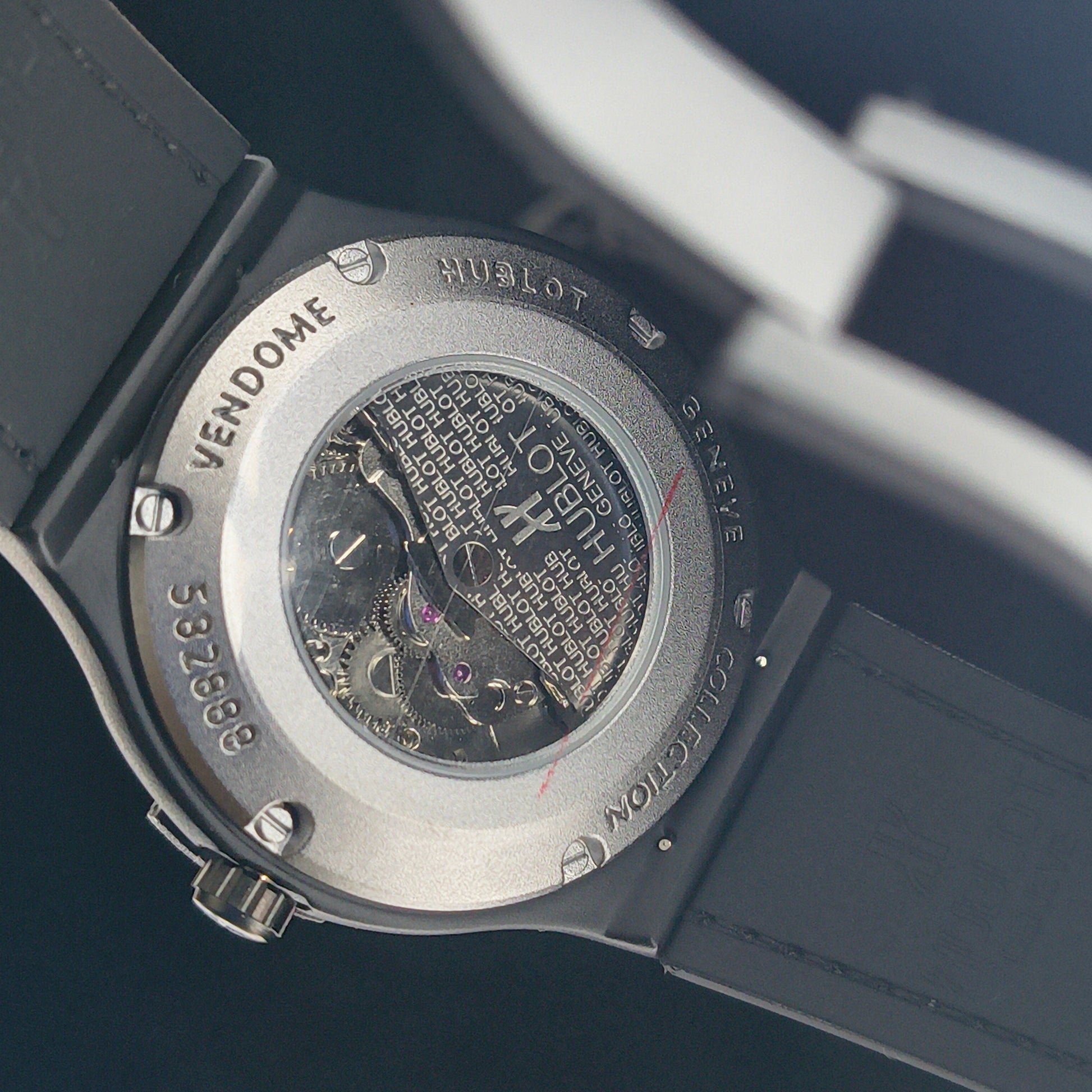 Skeleton dial automatic watch with black leather and rubber strap – ZENO